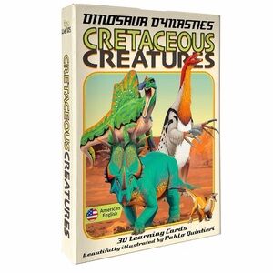 Dinosaur Dynasties: Cretaceous Creatures Learning Cards - Set of 30